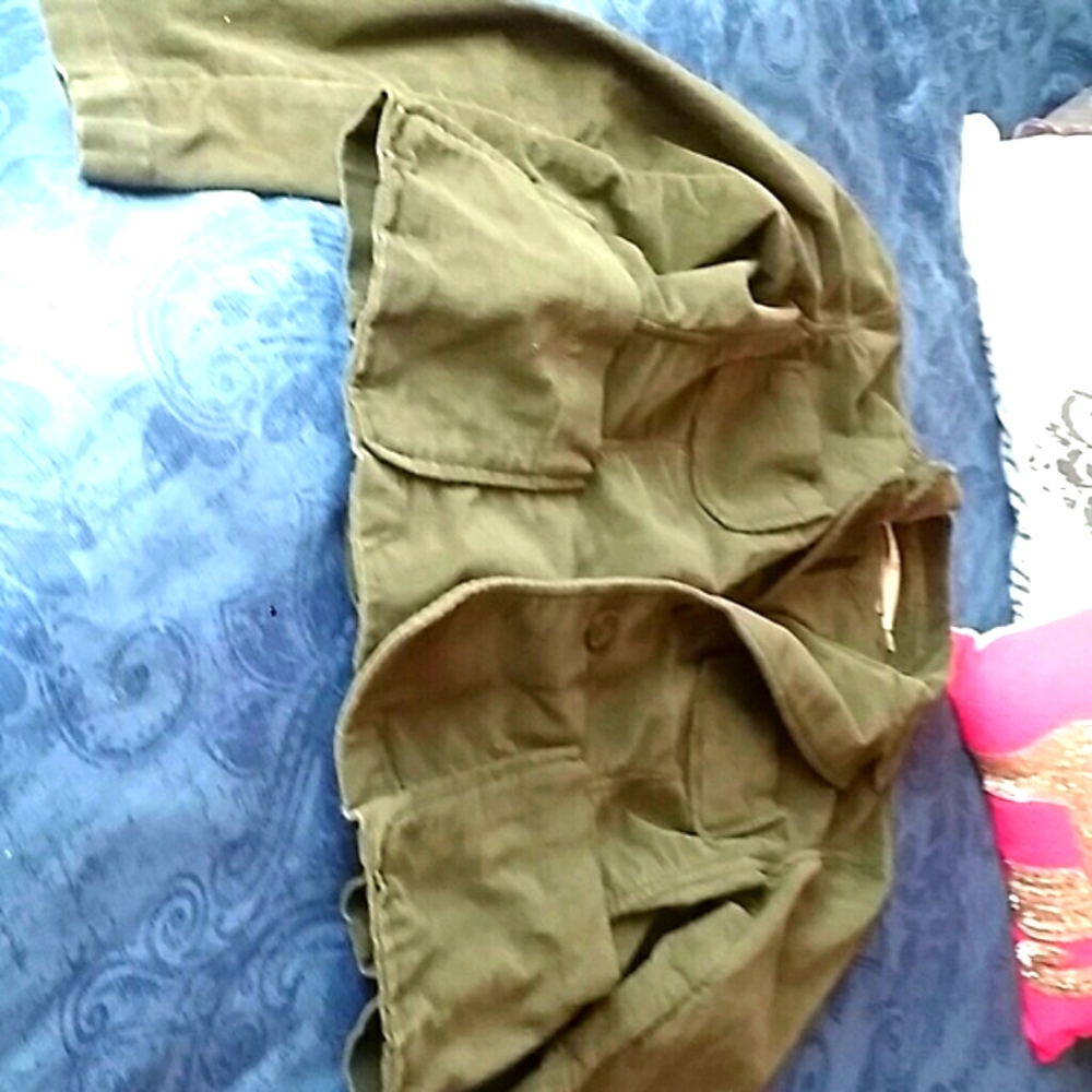 Designer olive green blazer